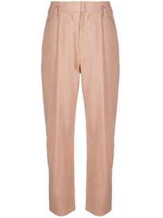 Brunello Cucinelli брюки с завышенной талией и складками