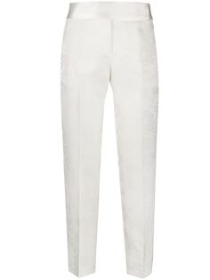 Ermanno Scervino брюки кроя слим с цветочным принтом