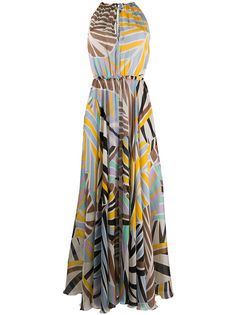 Emilio Pucci платье с абстрактным принтом