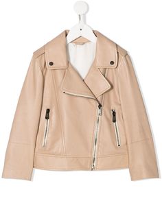 Brunello Cucinelli Kids байкерская куртка