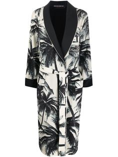 Ermanno Ermanno пальто с принтом