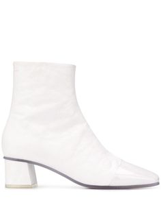 MM6 Maison Margiela ботильоны с контрастным носком