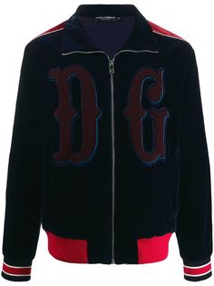 Dolce & Gabbana спортивная куртка с вышитым логотипом