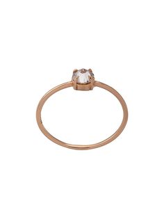 Eva Fehren золотое кольцо Solitaire с бриллиантами