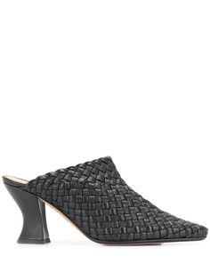 Bottega Veneta мюли с плетением Intrecciato