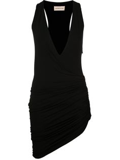 Alexandre Vauthier платье асимметричного кроя со сборками