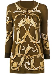 Hermès длинная блузка с логотипом Hermes