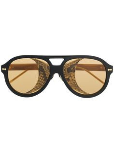 Gucci Eyewear солнцезащитные очки в круглой оправе