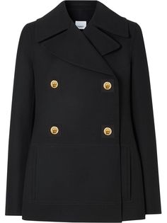 Burberry двубортный бушлат