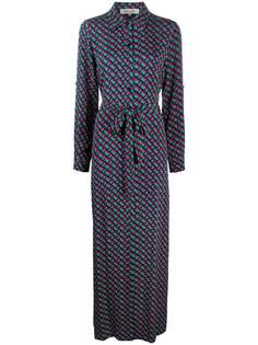 DVF Diane von Furstenberg платье-рубашка с геометричным принтом