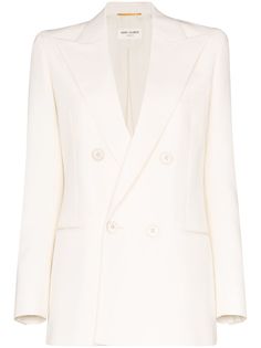 Saint Laurent двубортный блейзер