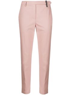 Brunello Cucinelli укороченные брюки кроя слим