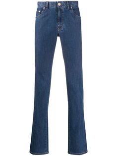 Brioni джинсы с монограммой