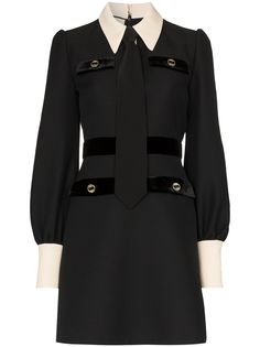Gucci платье с галстуком
