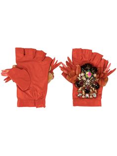 Biyan декорированные перчатки-митенки