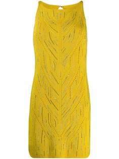 Ermanno Scervino декорированное платье в технике кроше