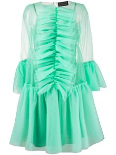 Gianluca Capannolo платье с оборками