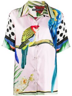 Dolce & Gabbana рубашка с короткими рукавами и принтом