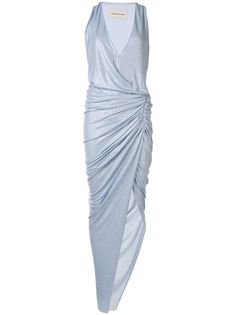 Alexandre Vauthier платье асимметричного кроя со сборками