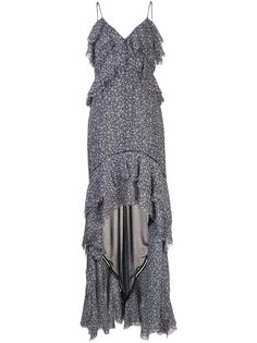 Jonathan Simkhai шифоновое платье Silvia с цветочным принтом