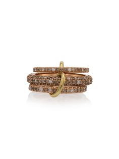 Spinelli Kilcollin кольцо из розового золота с бриллиантами