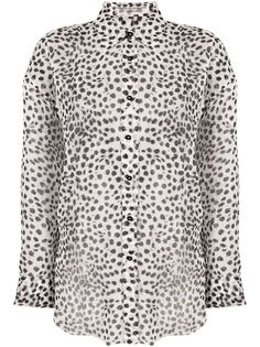 Ermanno Scervino рубашка с леопардовым принтом