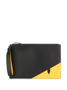 Fendi клатч с отделкой Corner Bugs