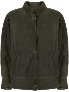 Versace Pre-Owned куртка 1980-х годов свободного кроя
