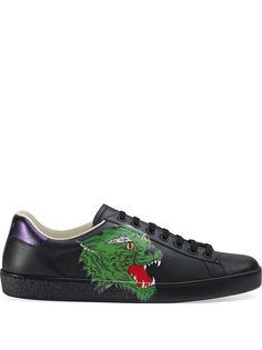Gucci кроссовки Ace с принтом