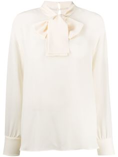 Valentino блузка с бантом