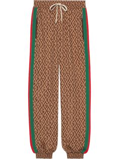 Gucci спортивные брюки с узором G Rhombus