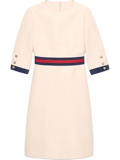 Gucci платье Web с контрастной полоской на талии