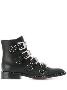 Givenchy ботинки с пряжками и заклепками