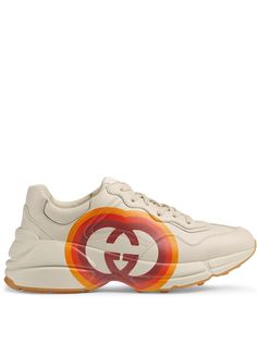 Gucci кроссовки Rhyton с логотипом Interlocking G