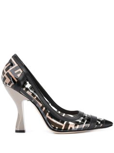 Fendi туфли-лодочки с узором FF