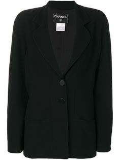 Chanel Pre-Owned блейзер на двух пуговицах
