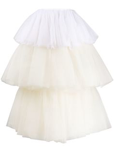 MM6 Maison Margiela ярусная юбка из тюля