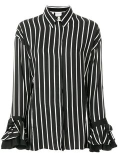 Versace Pre-Owned рубашка в полоску