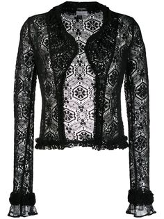 Chanel Pre-Owned кардиган 2004-го года в технике кроше
