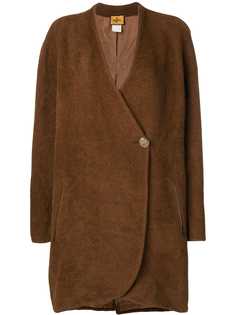 Fendi Pre-Owned пальто на пуговице
