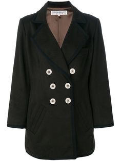 Yves Saint Laurent Pre-Owned двубортное пальто