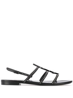 Saint Laurent сандалии Cassandra с монограммой