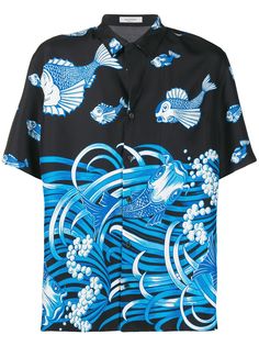 Valentino рубашка с принтом Fishrain