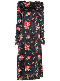 Magda Butrym платье Crotone с цветочным принтом