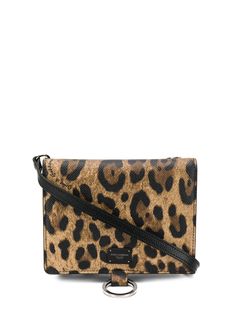 Dolce & Gabbana сумка на плечо с леопардовым принтом