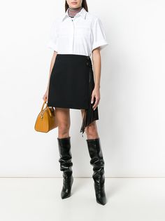 Givenchy юбка с оборкой