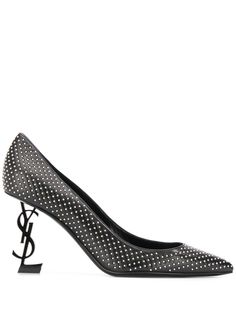 Saint Laurent туфли-лодочки Opyum с заклепками