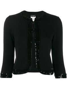 Chanel Pre-Owned пиджак 2007-го года с пайетками