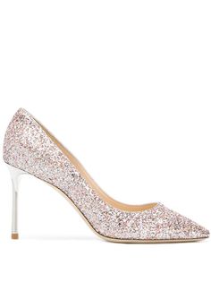 Jimmy Choo Romy 85 glitter pumps