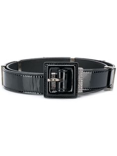 Saint Laurent ремень с кристаллами